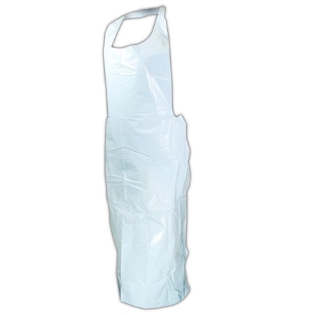 Magid Disposable Clothing, Polyethylene, No Seams, 2 mil, White, 32" x 55", 500 PK 120W